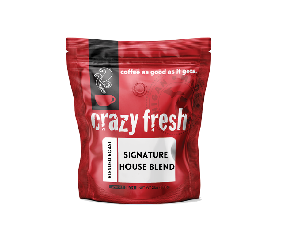 Signature House Blend coffee bag