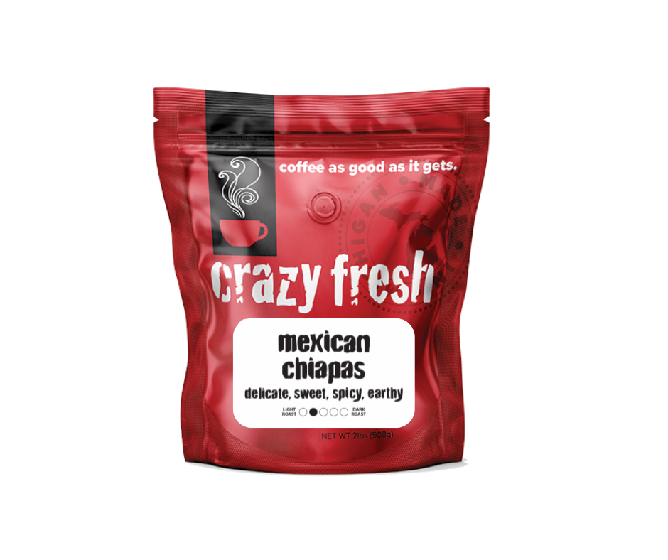 Mexican Chiapas coffee bag