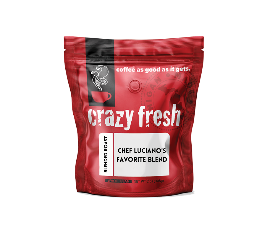 Chef Luciano's Favorite Blend coffee bag