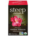 steep by Bigelow Organic Rooibos Hibiscus Herbal Tea box