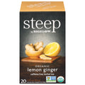 steep by Bigelow Organic Lemon Ginger Herbal Tea box